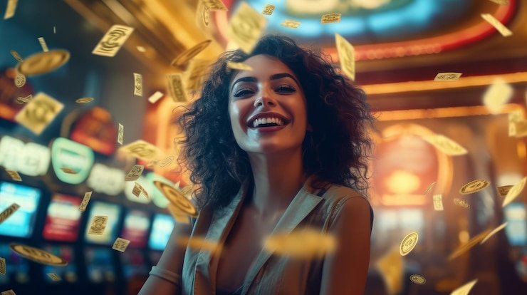 Live casino table and football betting interface